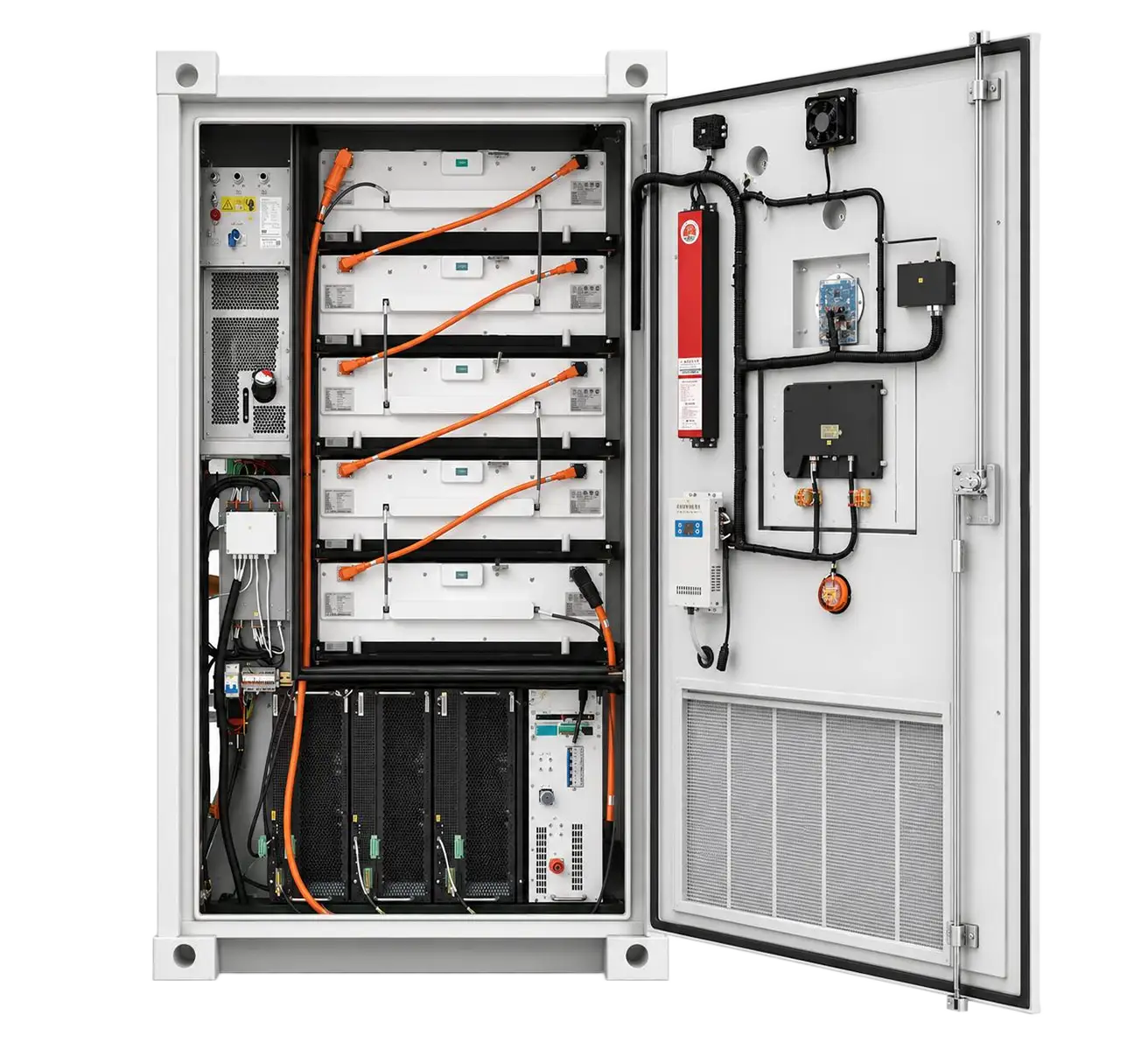 HT infinitepower 261kWh Energy Storage Container Structure Diagram